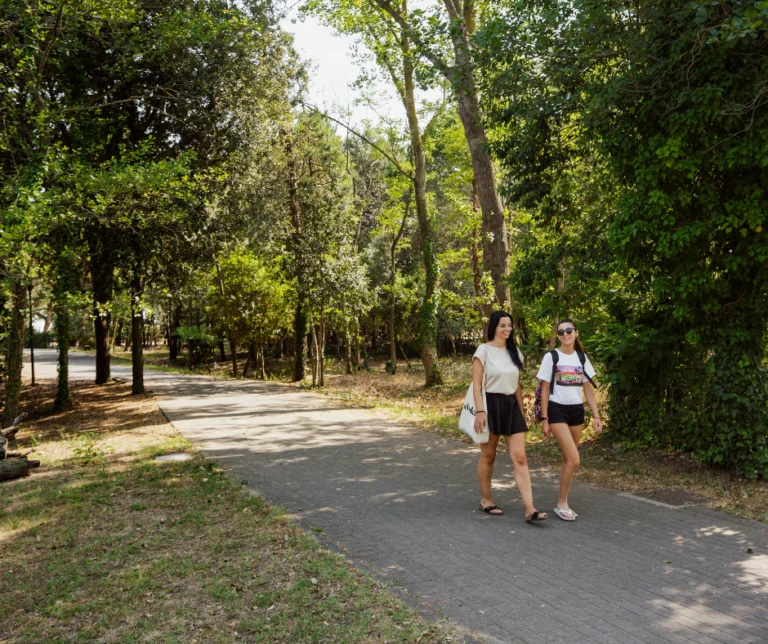 Passeggiata nella pineta a Bibione